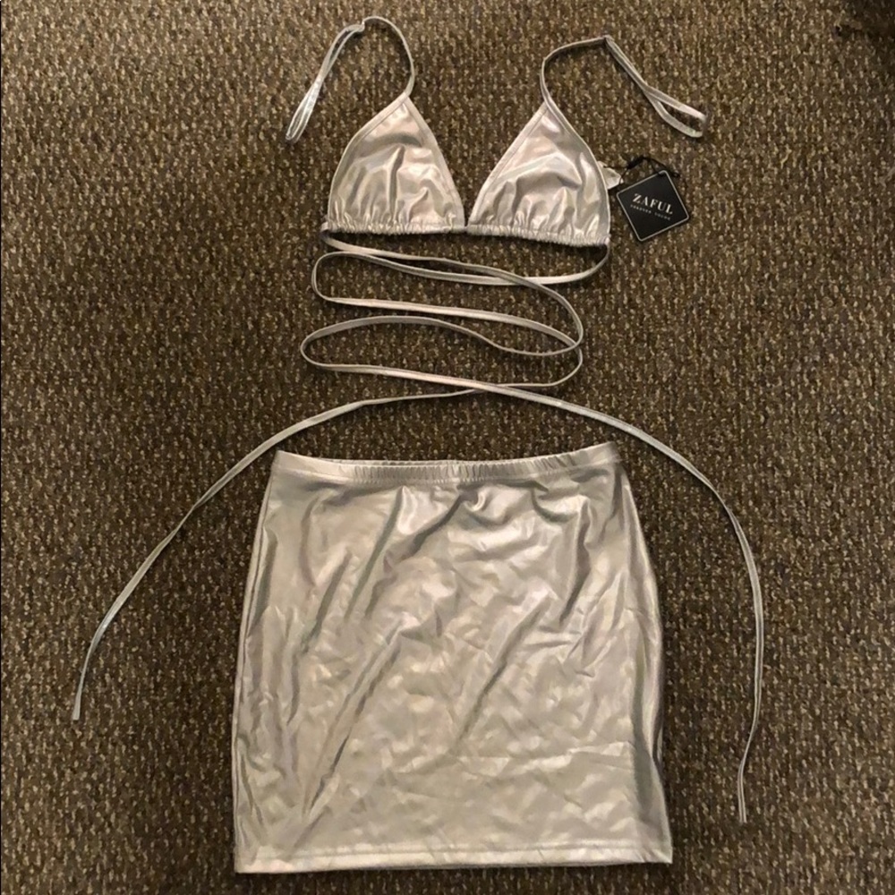 ZAFUL metallic two piece